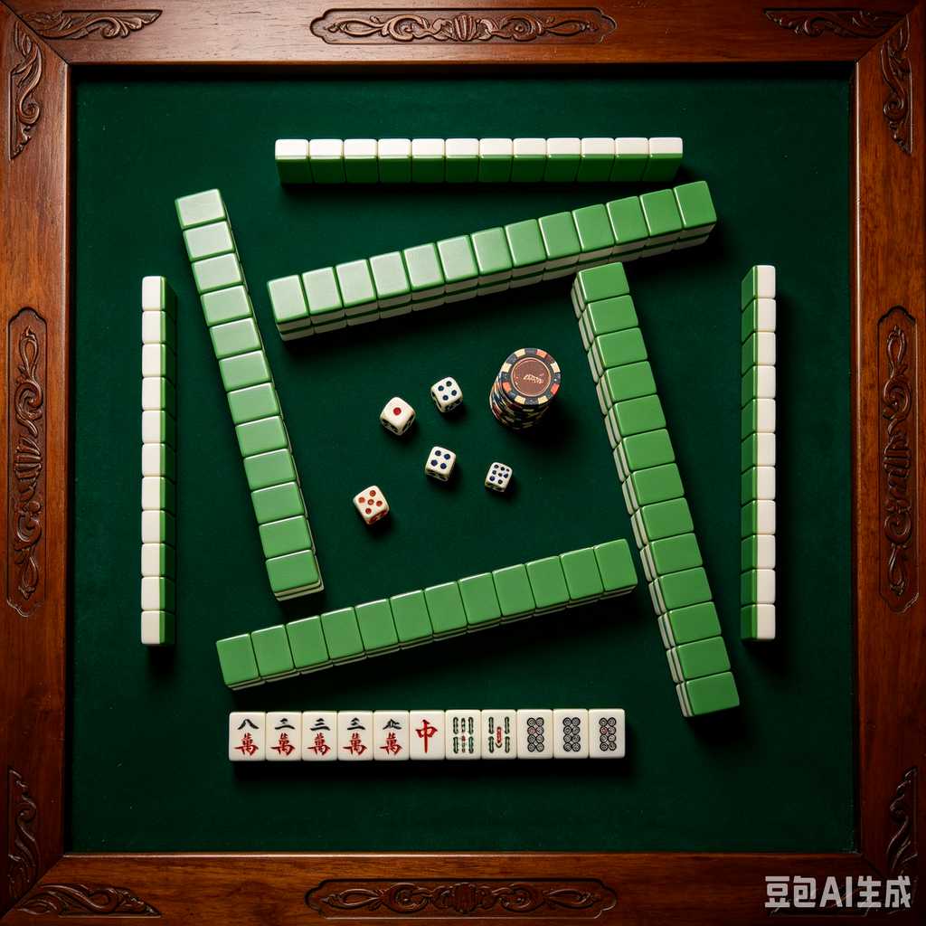 trendy color mahjong set
