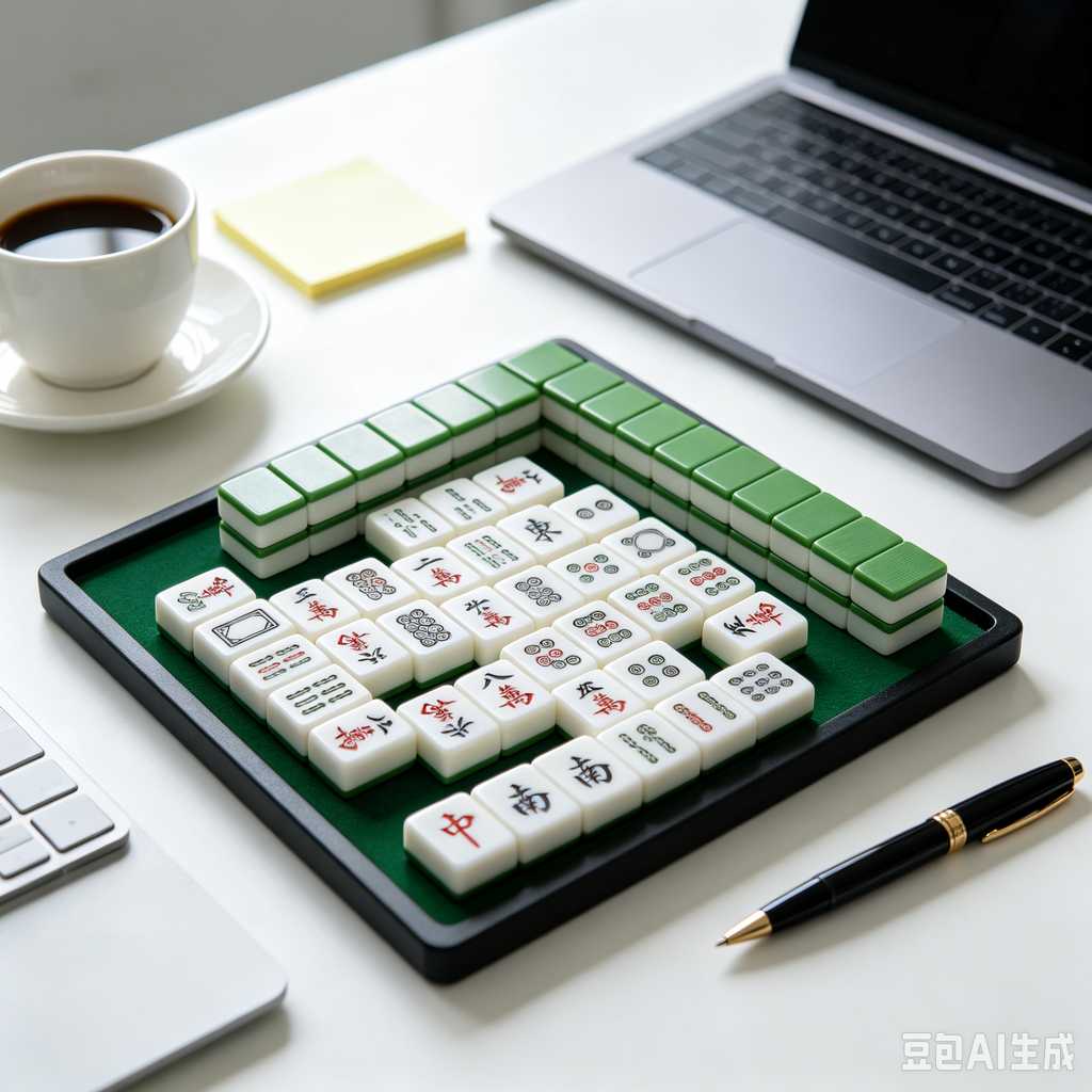 minimalist mahjong tiles