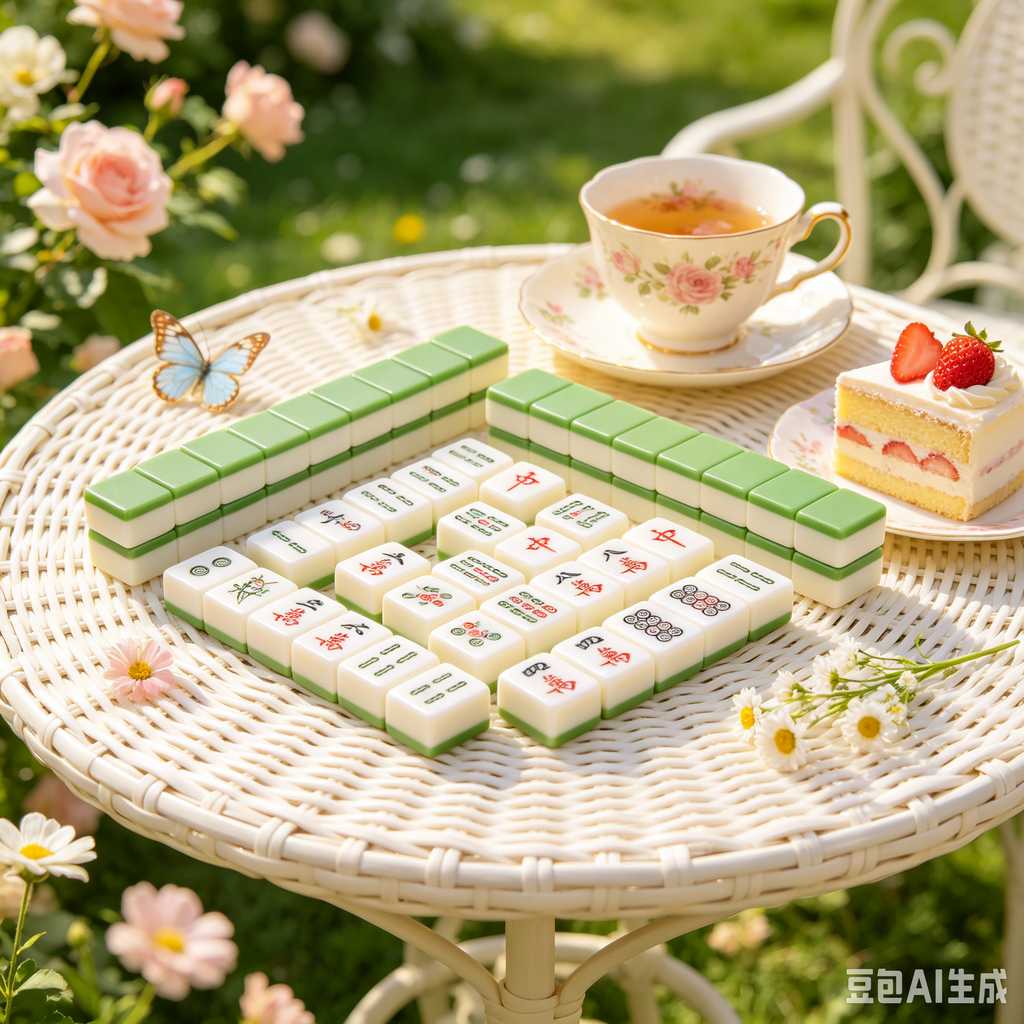 indoor leisure game mahjong set