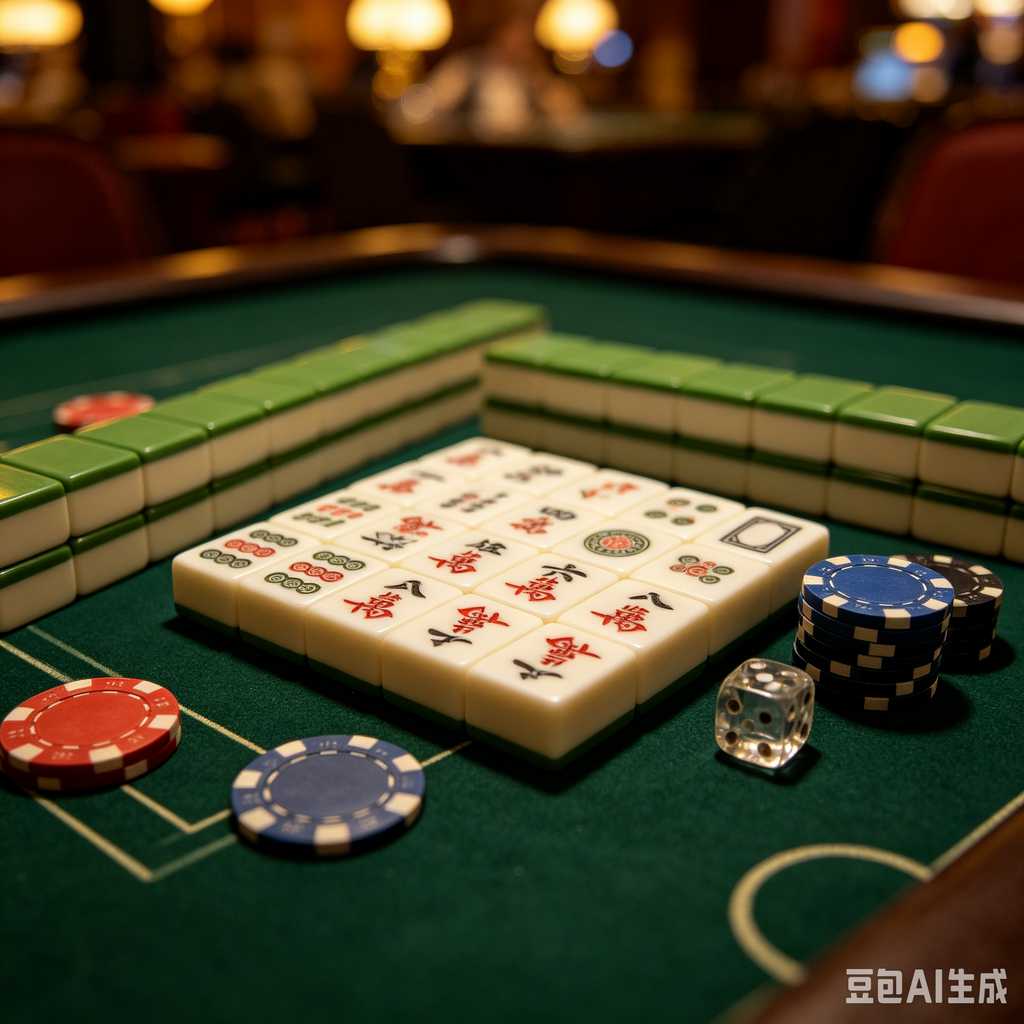 black crystal mahjong tiles